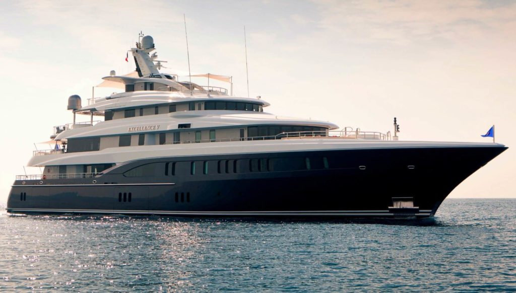 average cost of a 100 foot yacht